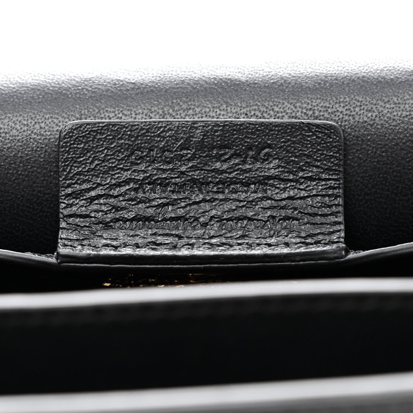 Calfskin Trapezio Crossbody Black
