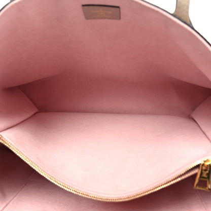 Louis Vuitton Grained Calfskin Lockme Shopper Greige 7 of 11