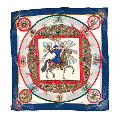 Hermes Silk Feux D'Artifice Scarf 45 1 of 4