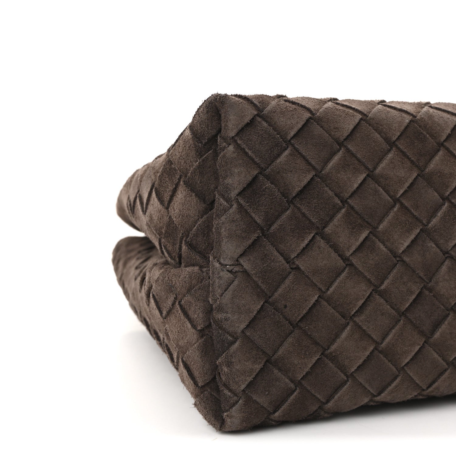 Bottega Veneta Suede Intrecciato Medium Andiamo Shoulder Bag Fondant 8 of 9
