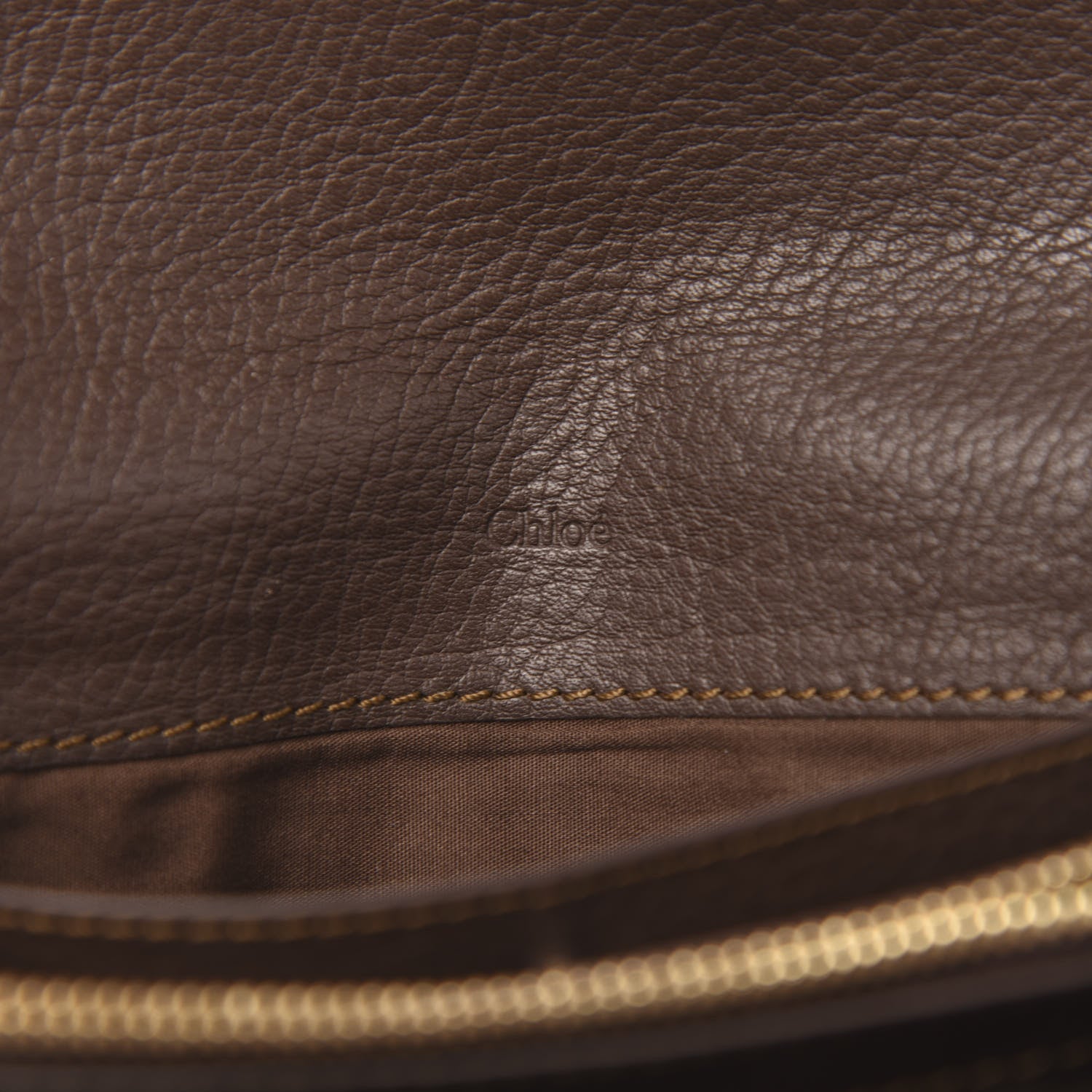 Chloe Calfskin Marcie Continental Flap Wallet Truffle 6 of 12