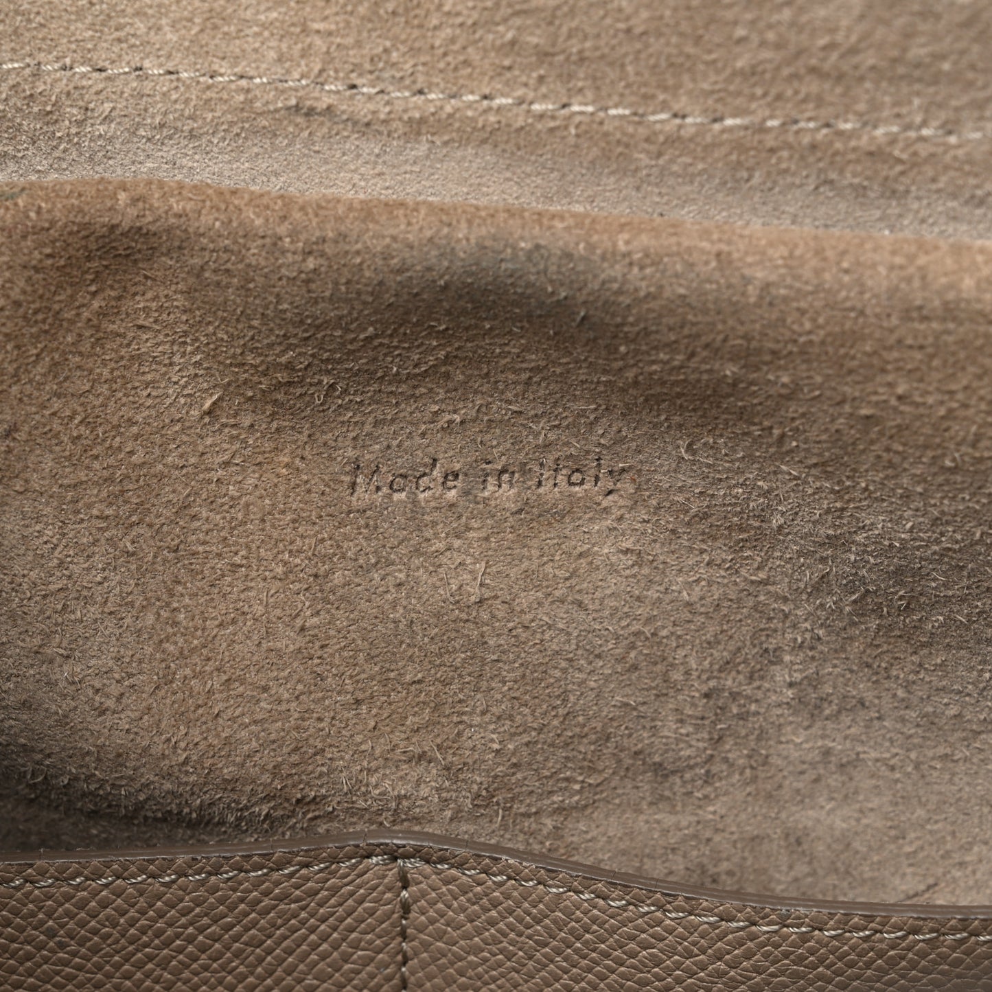 Grained Calfskin Mini Belt Bag Light Taupe