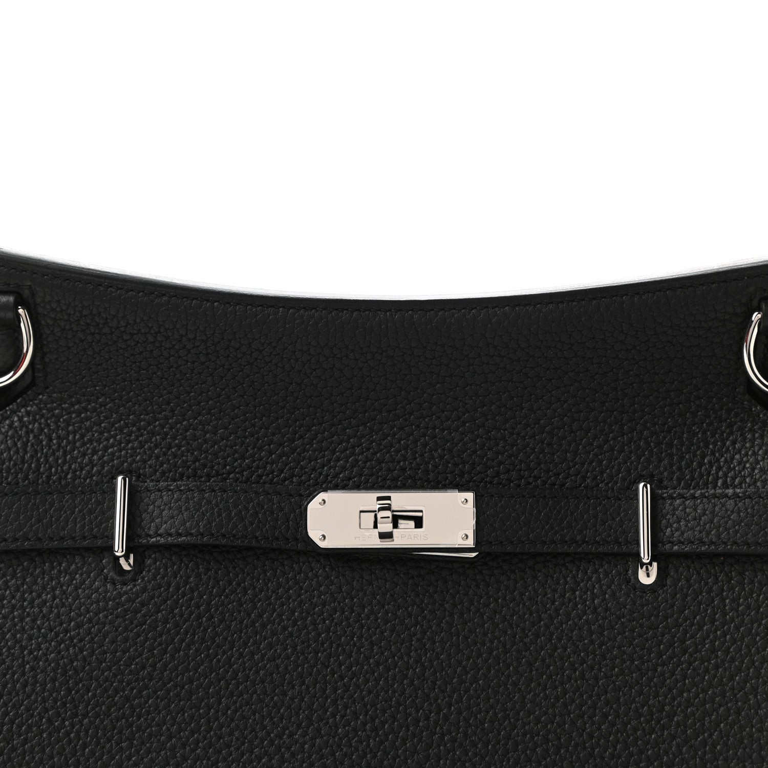 Hermes Taurillon Clemence Jypsiere 28 Black 8 of 10