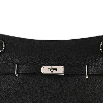 Hermes Taurillon Clemence Jypsiere 28 Black 8 of 10
