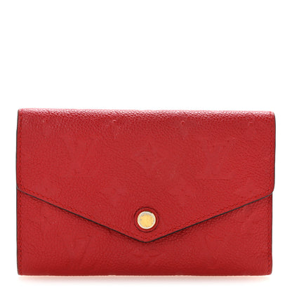 Louis Vuitton Empreinte Compact Curieuse Wallet Cherry 1 of 11