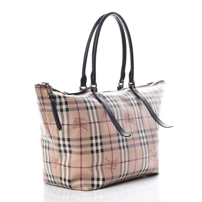 Burberry Haymarket Check Medium Salisbury Tote Black 3 of 19