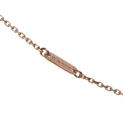 Van Cleef & Arpels 18K Rose Gold Carnelian Sweet Alhambra Pendant Necklace 6 of 8