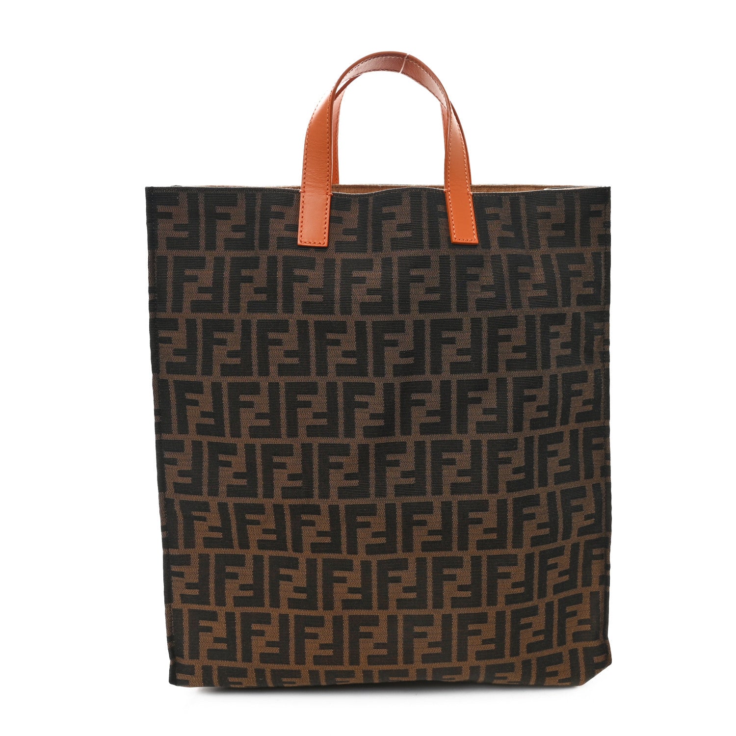 Fendi Zucca Special Shopping Tote Tobacco Orange 1 of 9