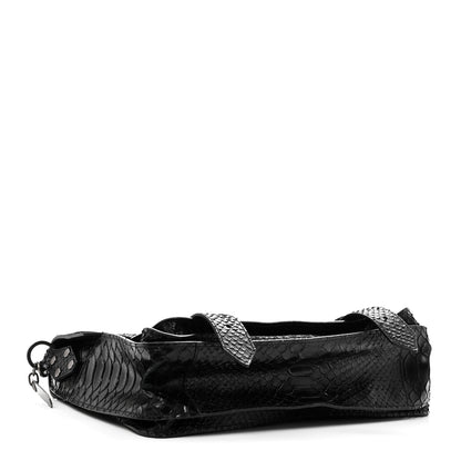 Proenza Schouler Snakeskin Medium PS1 Satchel Black 4 of 9