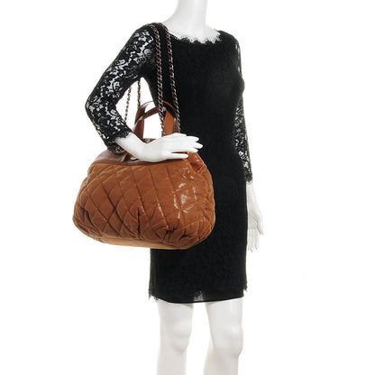 Chanel Iridescent Calfskin Large In The Mix Tote Light Brown 2 of 7