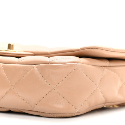 Chanel Lambskin Quilted Large CC Funky Town Flap Beige 10 of 12