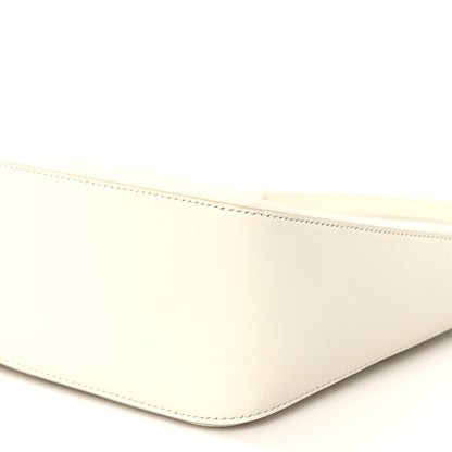Givenchy Smooth Calfskin Small Moon Cut Out Shoulder Bag Ivory 9 of 9