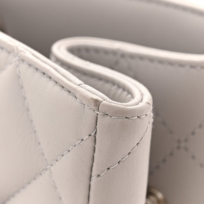 Chanel Calfskin Quilted Large Classic Shopping Tote Grey 11 of 11