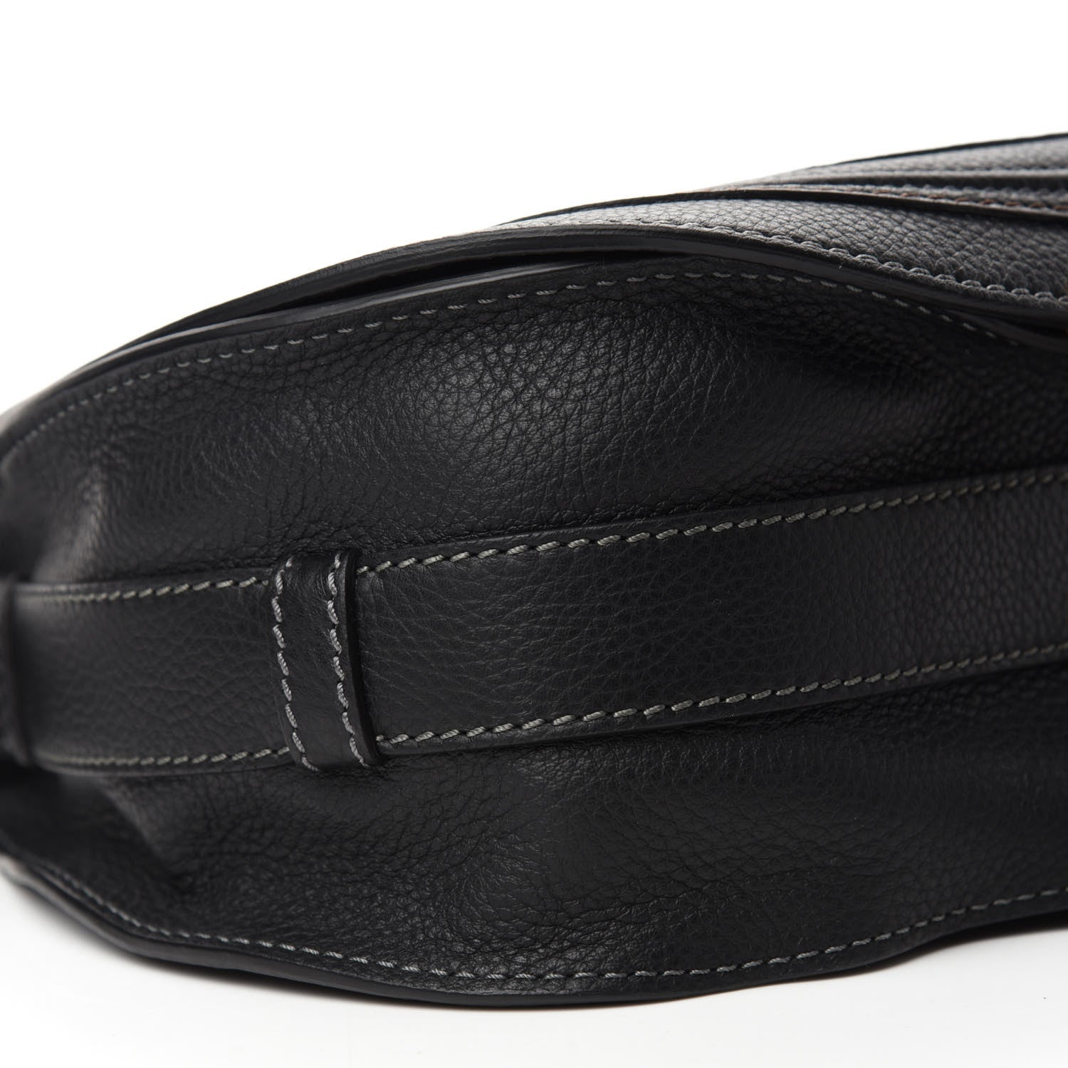 Chloe Calfskin Medium Marcie Round Crossbody Bag Black 6 of 10