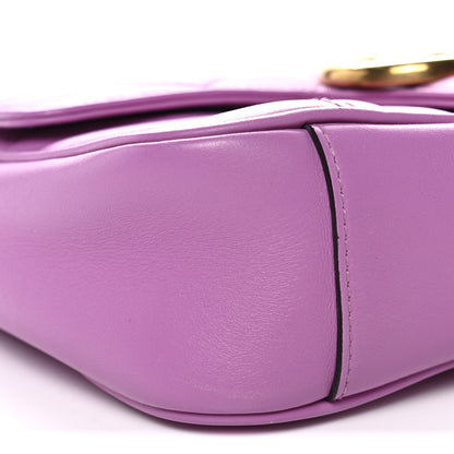 Gucci Calfskin Matelasse Mini GG Marmont Shoulder Bag Candy Mousse 9 of 12