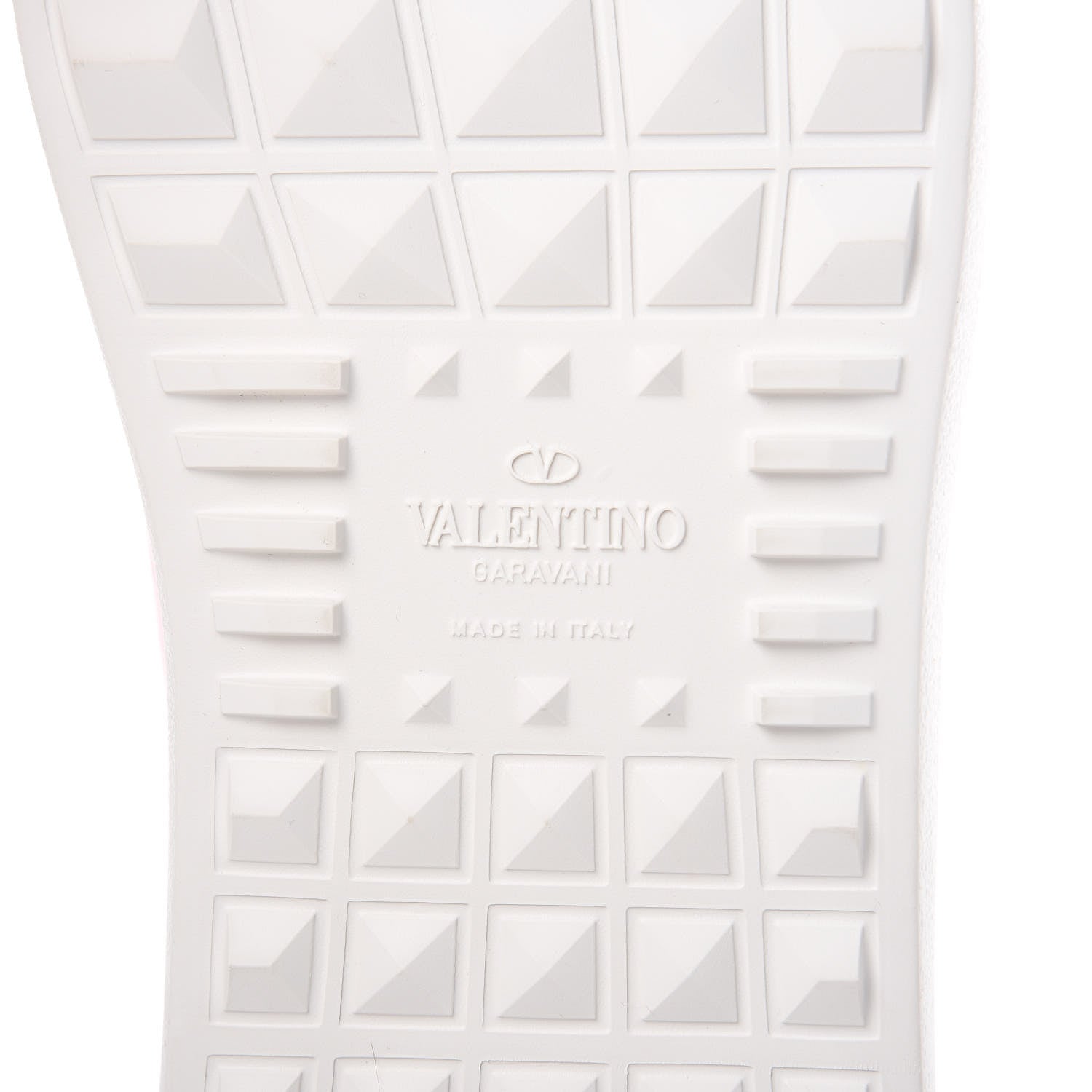 Valentino Garavani Calfskin Womens Rockstud Open Sneakers 41 White Giacinto 8 of 8