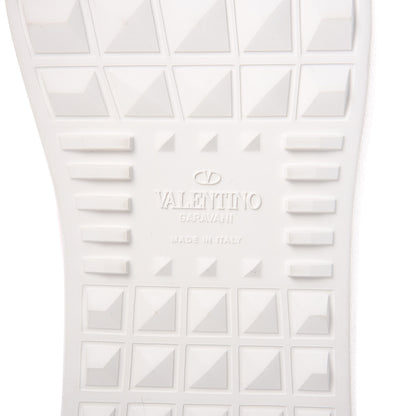 Valentino Garavani Calfskin Womens Rockstud Open Sneakers 41 White Giacinto 8 of 8