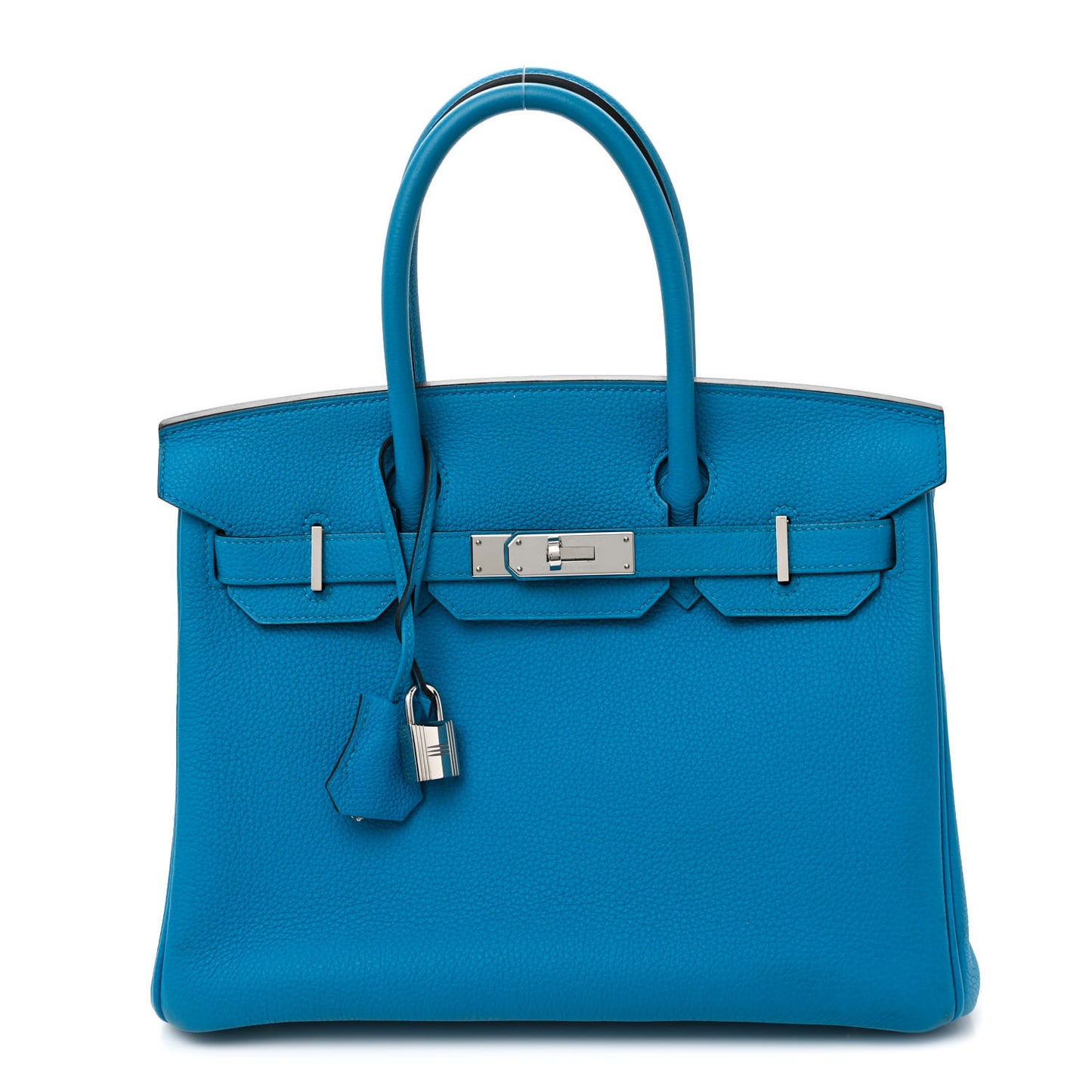 Togo Verso Birkin 30 Bleu Zanzibar Malachite