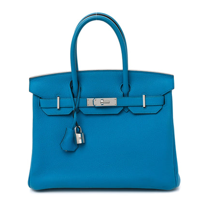Hermes Togo Verso Birkin 30 Bleu Zanzibar Malachite 1 of 13