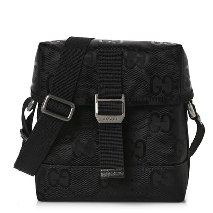 Gucci Econyl Nylon Monogram Off The Grid Messenger Bag Black 1 of 9