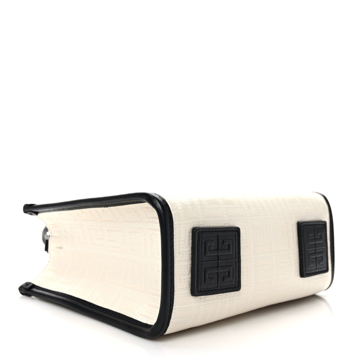 Canvas Mini G-Tote White Black