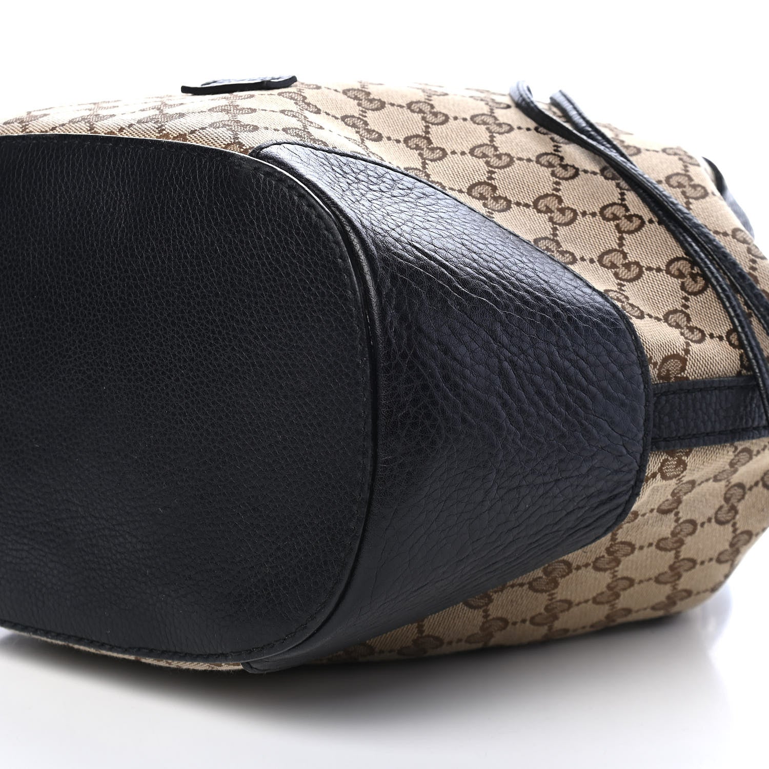 Gucci GG Monogram Calfskin Bucket Bag Black 9 of 11