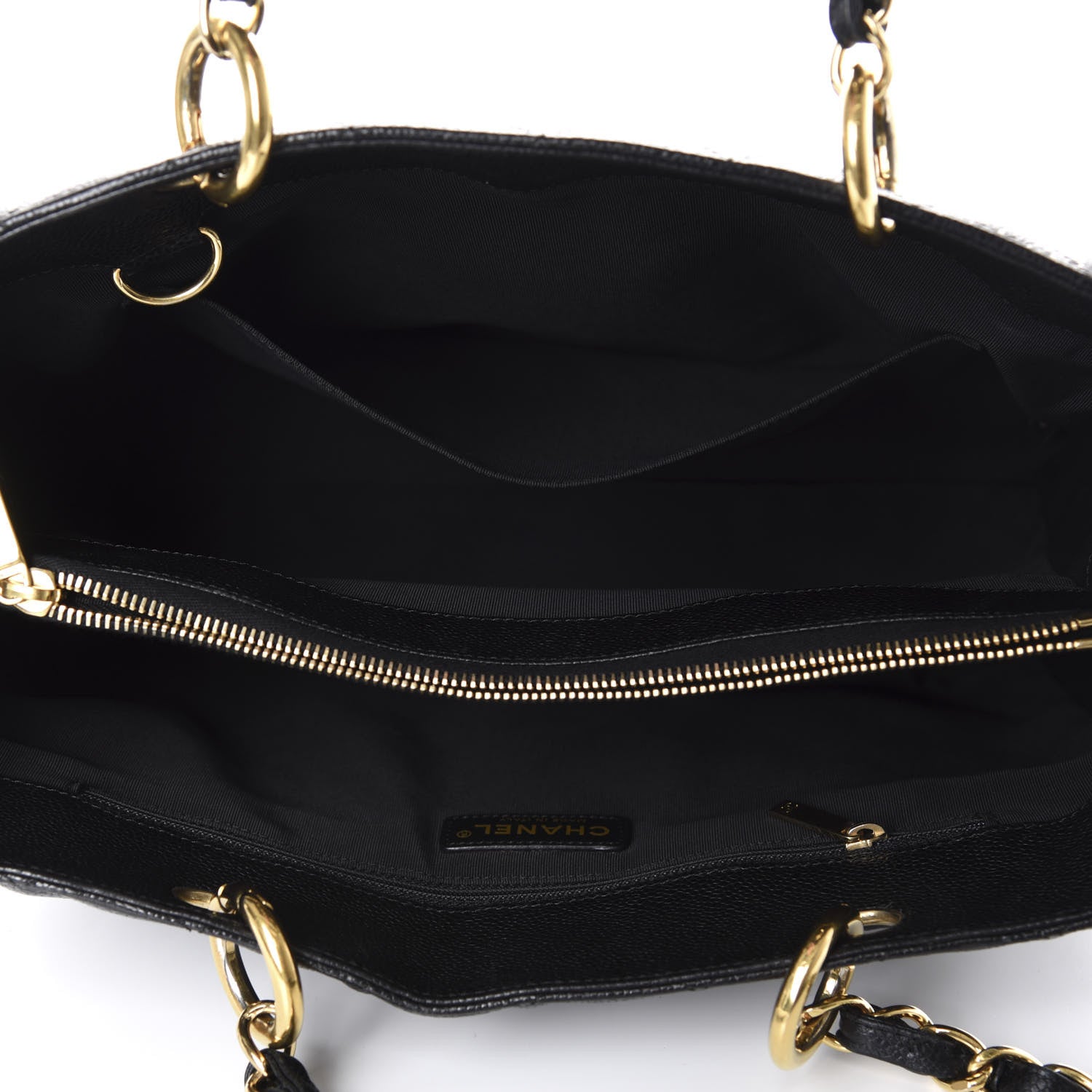 Chanel Caviar Quilted Grand Shopping Tote GST Black 5 of 10