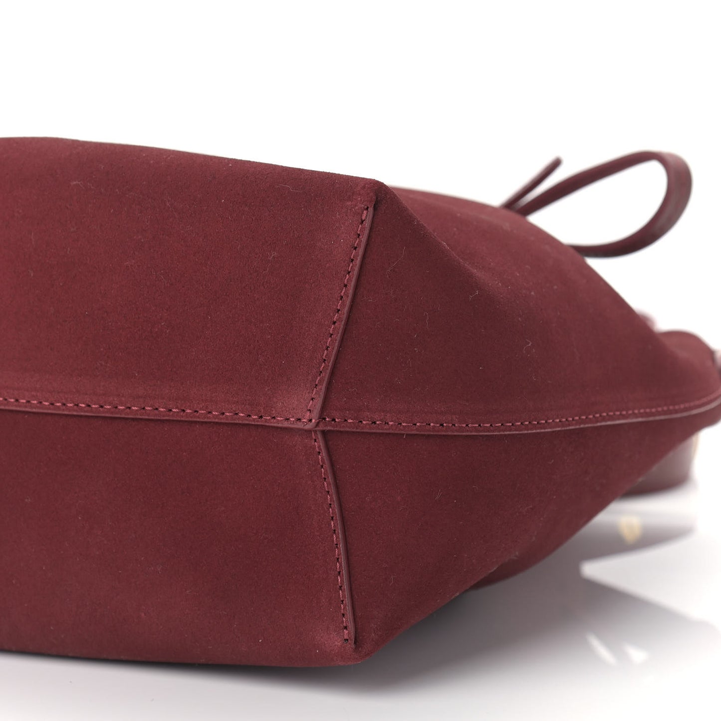 Suede Mini Bucket Bag Rococo
