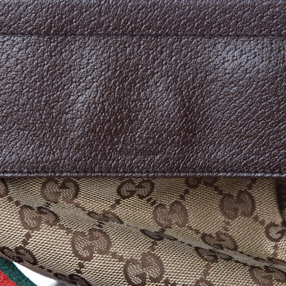 Gucci Monogram Web Belt Bag Dark Brown 7 of 9