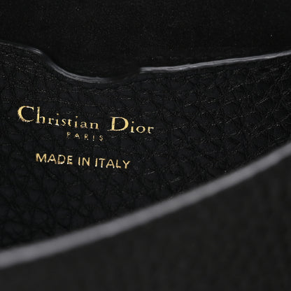 Christian Dior Grained Calfskin Medium Bobby Bag Black 6 of 9