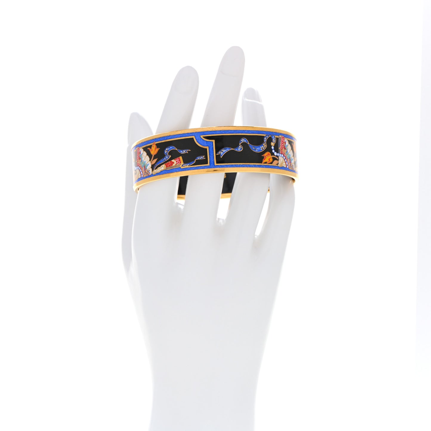 Enamel Printed Medium Folding Fan Bracelet 70