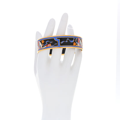 Hermes Enamel Printed Medium Folding Fan Bracelet 70 2 of 6