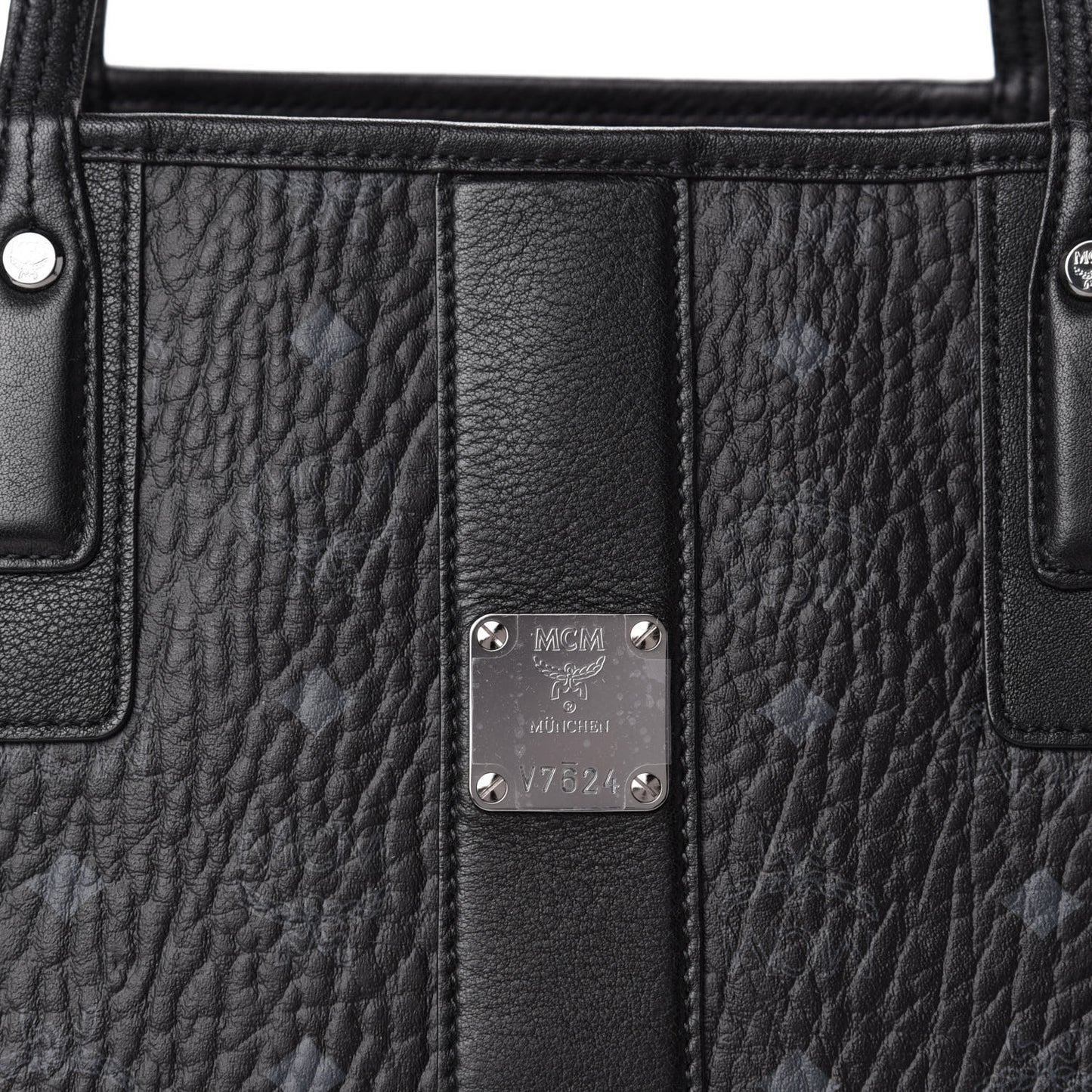 Visetos Medium Liz Reversible Shopper Tote Black