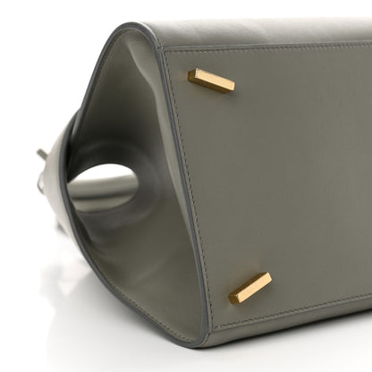 Salvatore Ferragamo Calfskin Small Hug Bag Ash Grey 9 of 10