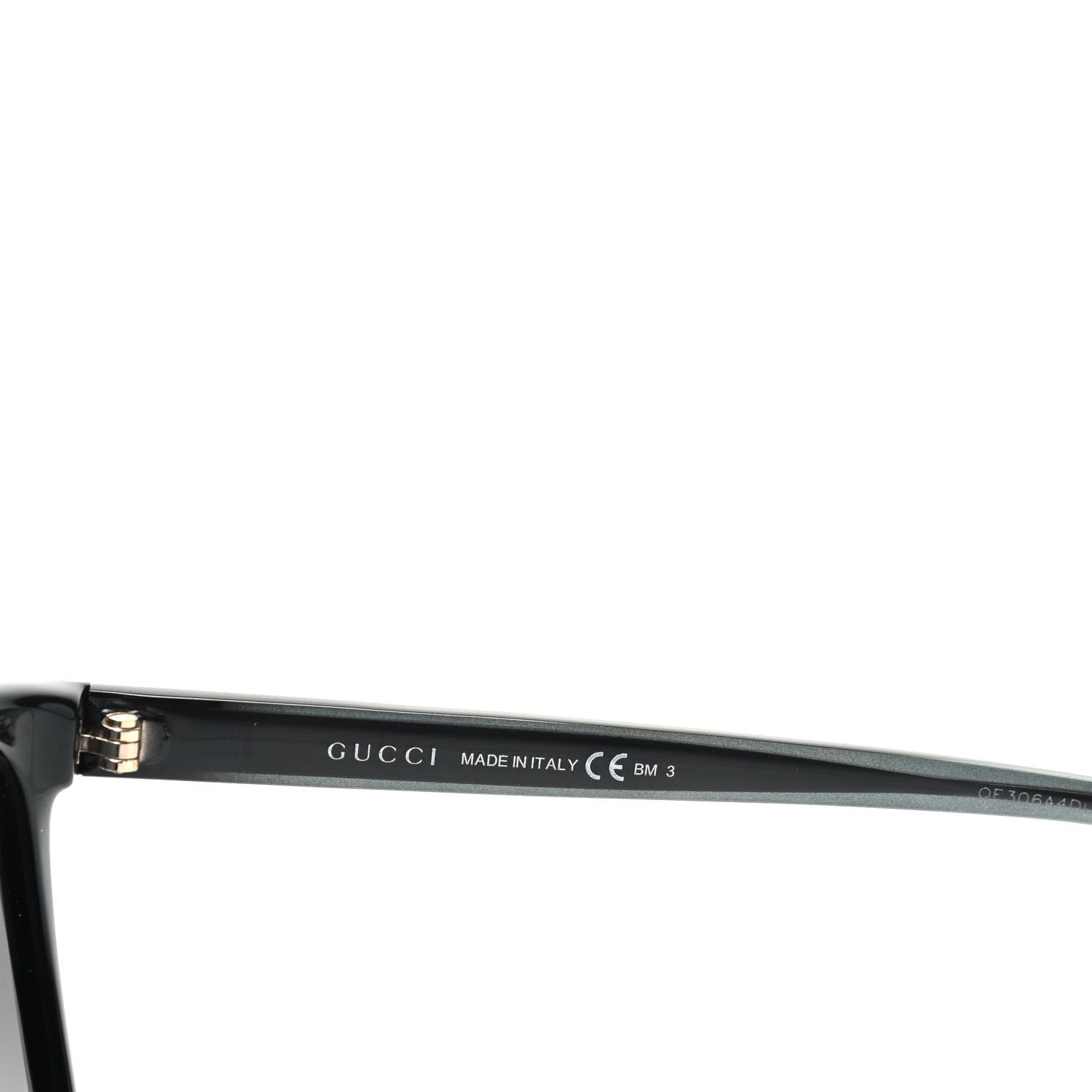 Gucci Acetate Square Frame Oversized Sunglasses GG3696/S Black Crystal 5 of 6