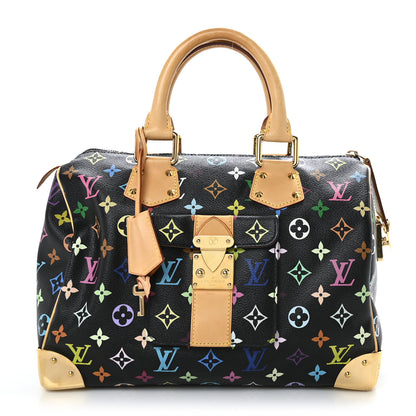 Louis Vuitton Monogram Multicolor Speedy 30 Black 1 of 8