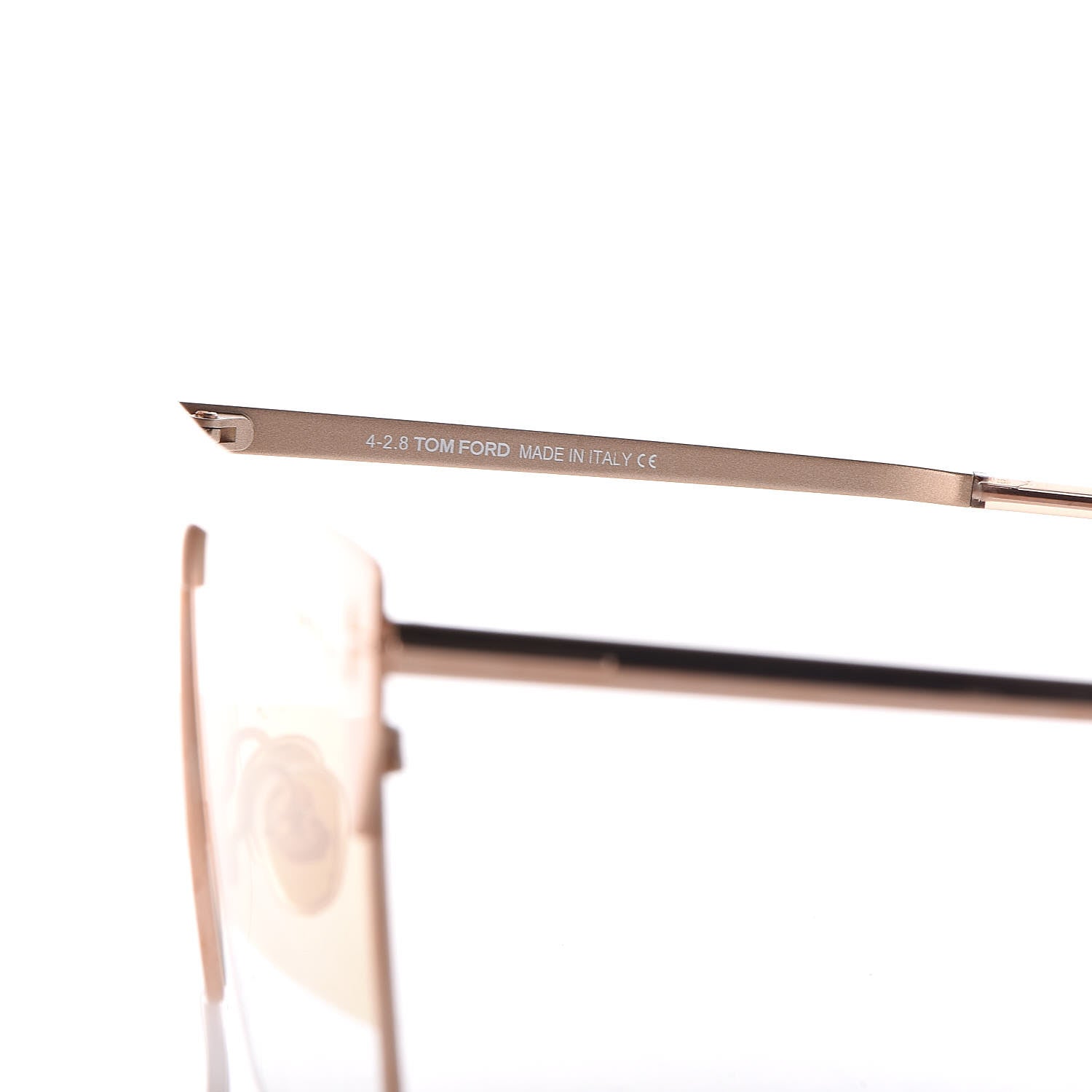 Tom Ford Gold Plated West Sunglasses TF706 Rose Gold 5 of 9