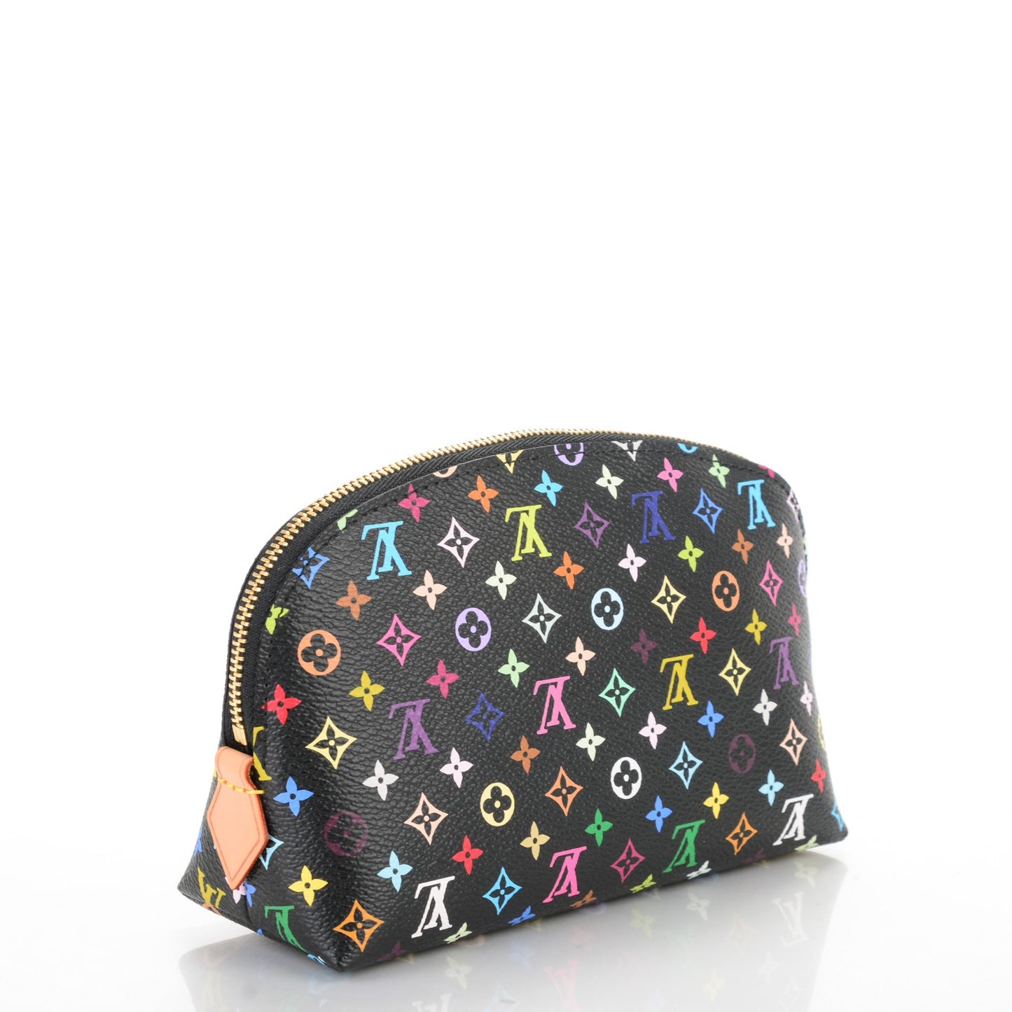 Monogram Multicolor Cosmetic Pouch Black Grenade