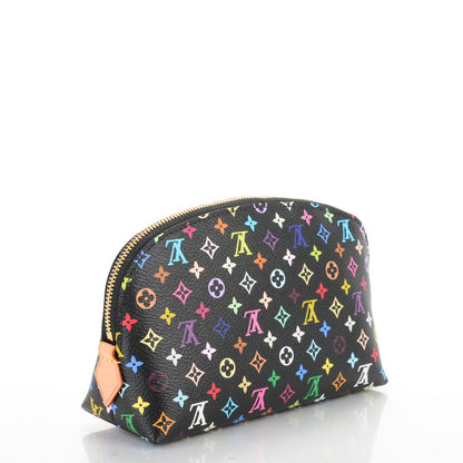 Louis Vuitton Monogram Multicolor Cosmetic Pouch Black Grenade 3 of 7