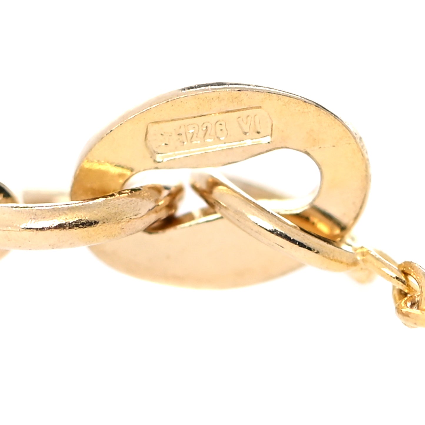 18K Yellow Gold Amphibole Pendant Necklace