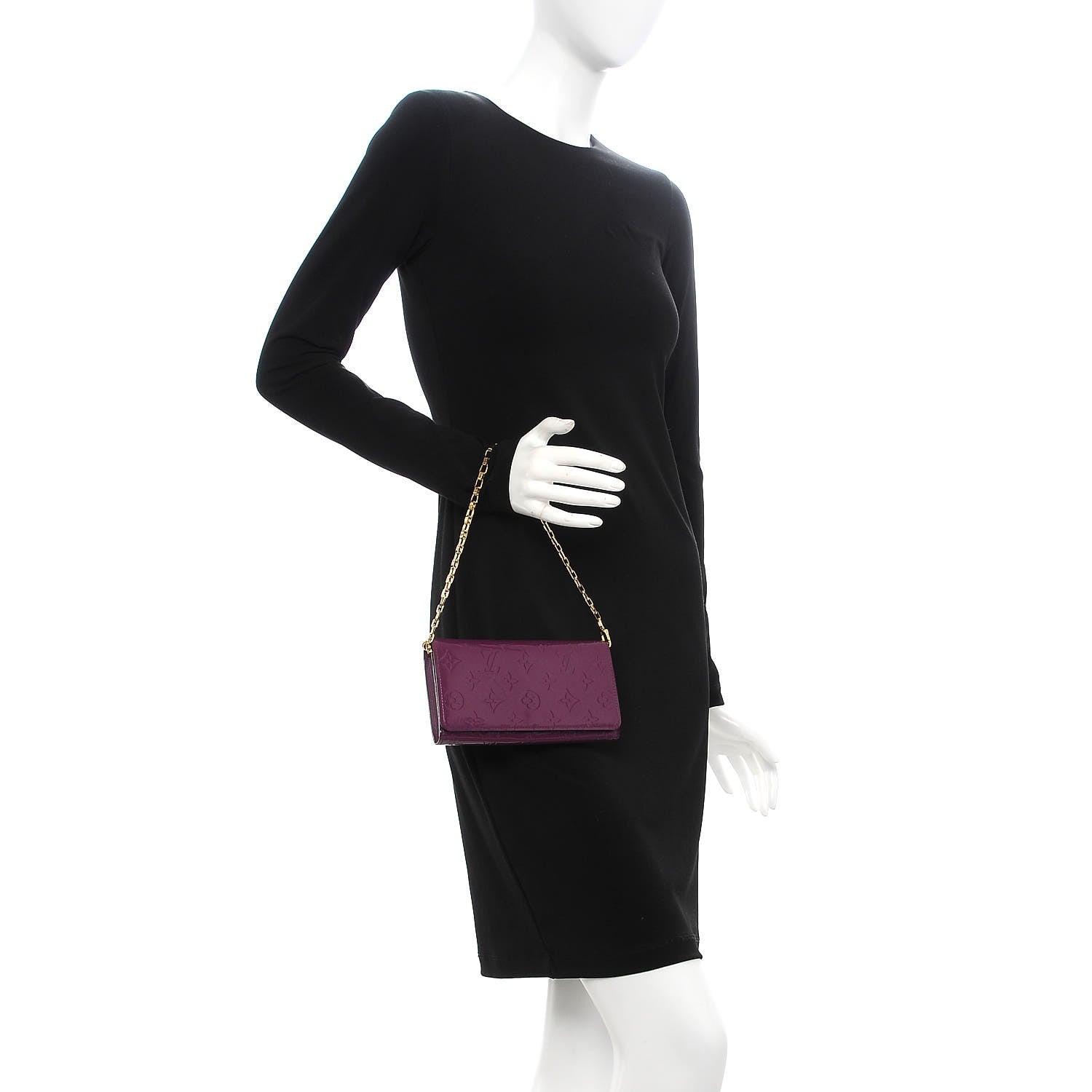 Louis Vuitton Vernis Chaine Wallet Amethyste 2 of 9