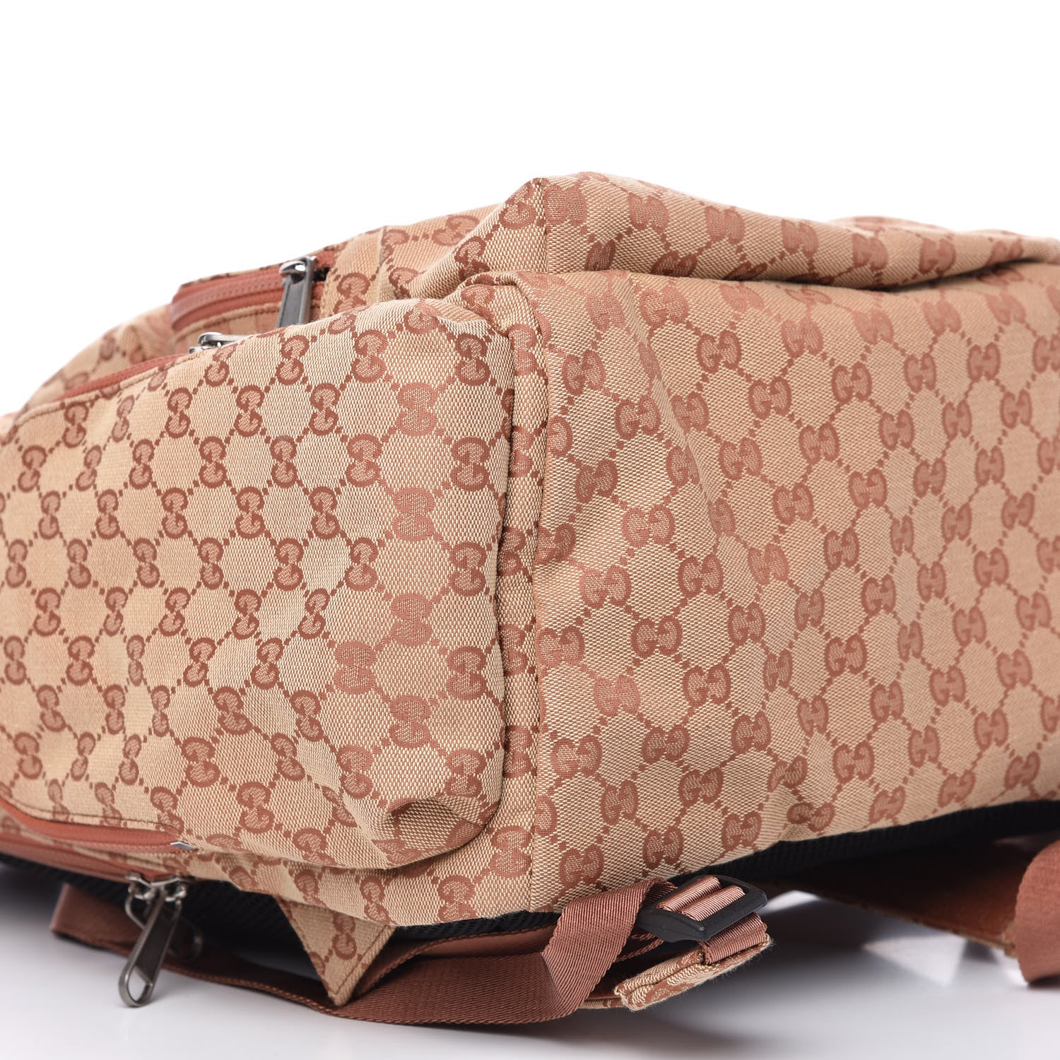 Gucci X MLB GG Monogram LA Dodgers Large Backpack Beige Ruggine Ivory 6 of 10