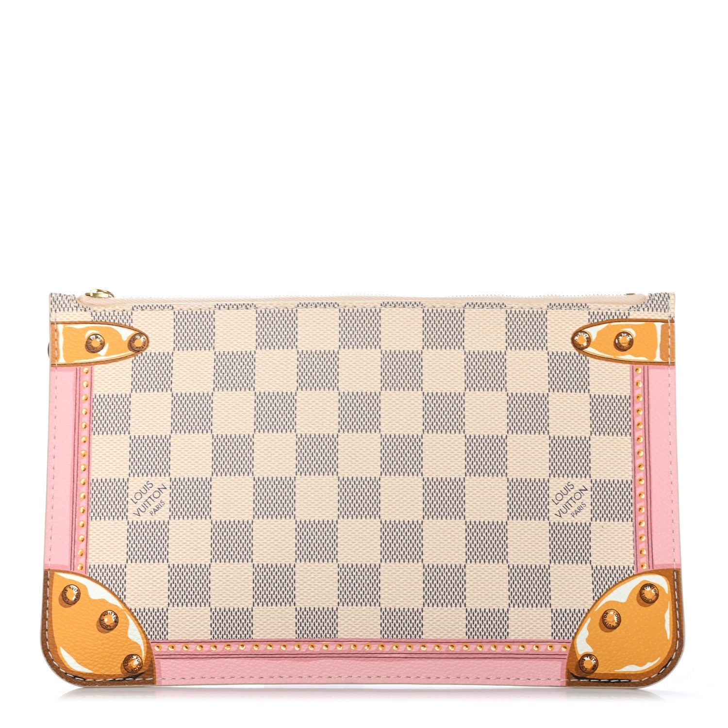 Louis Vuitton Damier Azur Summer Trunks MM GM Pochette 1 of 7