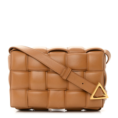 Bottega Veneta Nappa Maxi Intreccio Padded Cassette Crossbody Bag Caramel 1 of 18