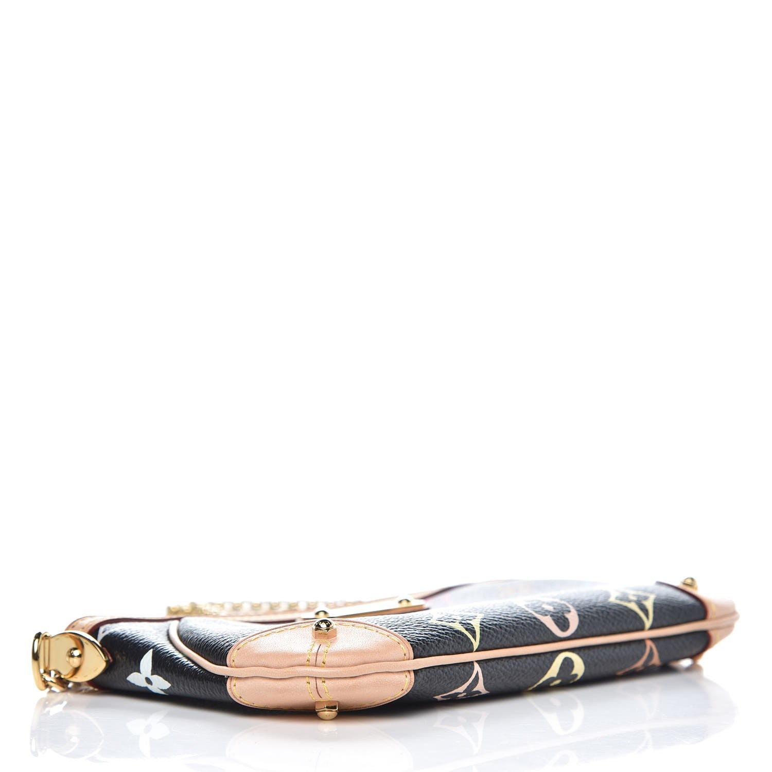 Louis Vuitton Monogram Multicolor Pochette Milla MM Black 4 of 7