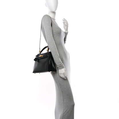 Hermes Box Kelly Sellier 28 Black 2 of 15