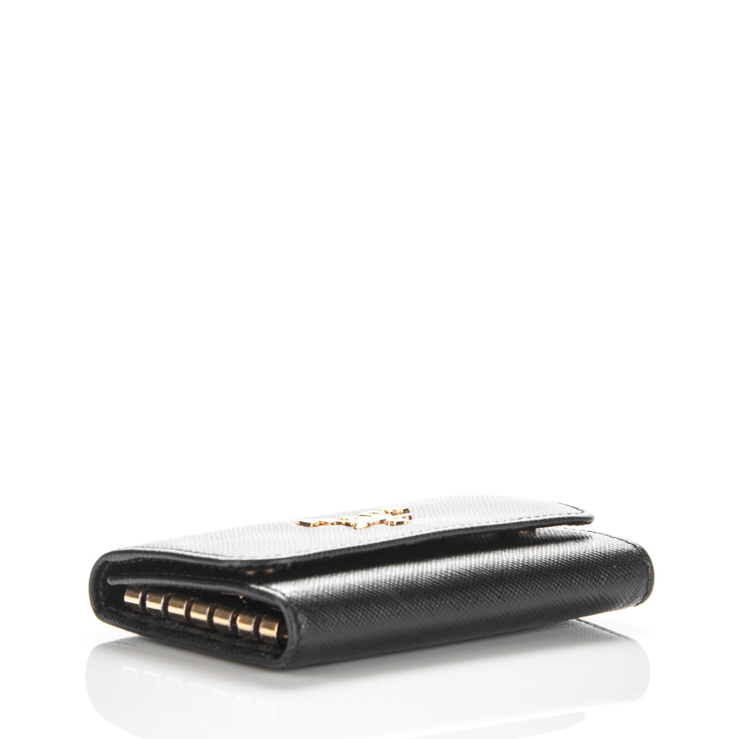 Prada Saffiano Metal 6 Key Holder Nero Black 4 of 7