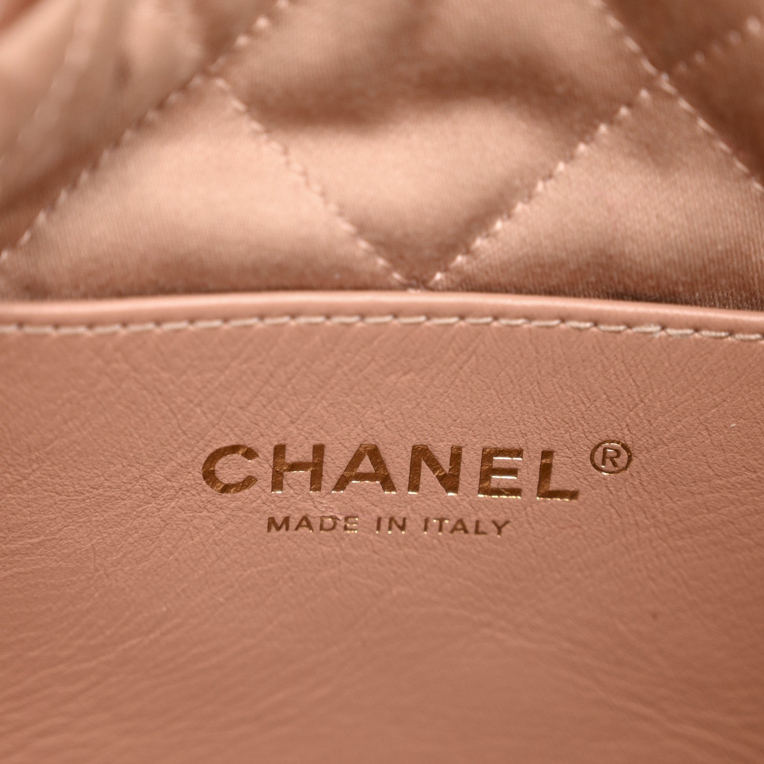 Chanel Metallic Calfskin Quilted Mini Chanel 22 Copper 6 of 11