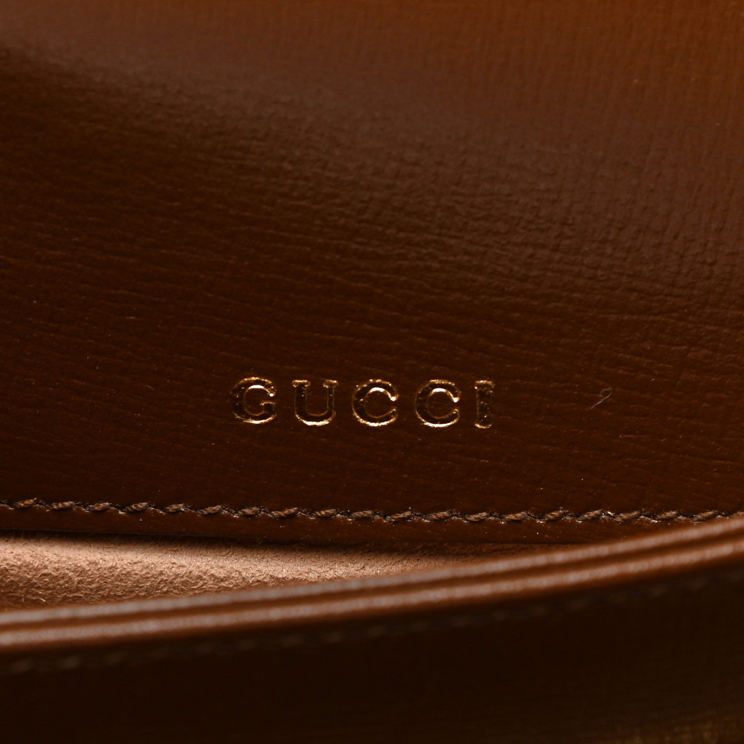 Gucci GG Supreme Monogram Horsebit 1955 Shoulder Bag Beige Brown Sugar 6 of 12