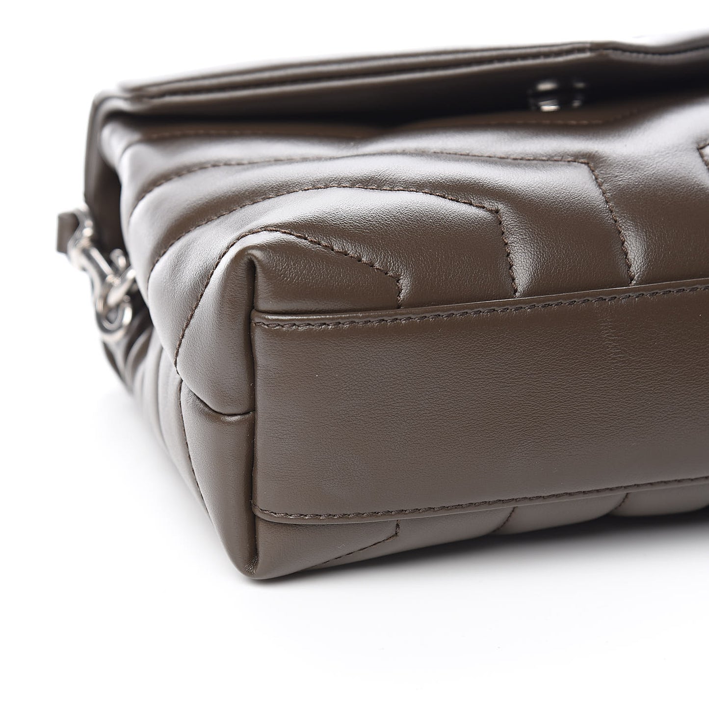 Calfskin Y Quilted Monogram Toy Loulou Crossbody Bag Faggio
